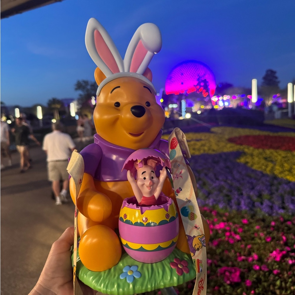 Disney Winnie the Pooh piglet Easter egg -Bunny popcorn bucket 2026